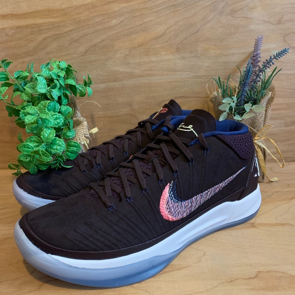 NEW Nike Kobe AD Mid Port Wine Basketball Shoes - Picture 2 of 8